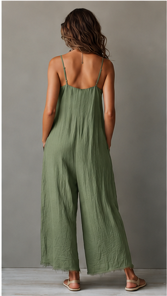 Liana - Tuta Minimalista in Lino da Donna