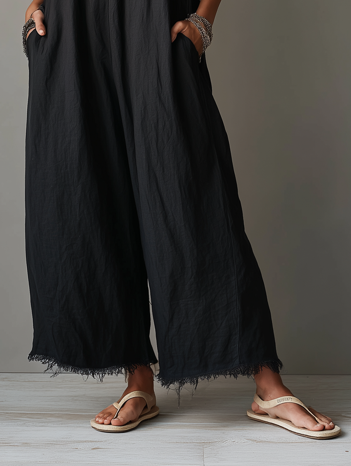 Liana - Tuta Minimalista in Lino da Donna
