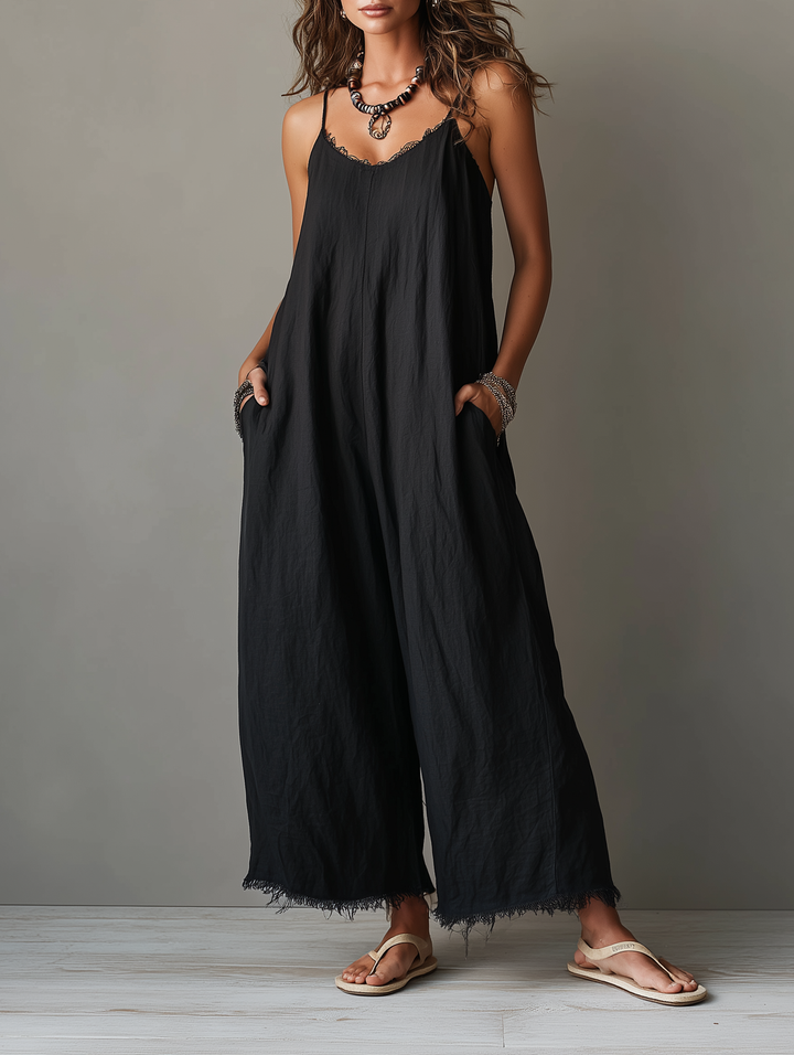 Liana - Tuta Minimalista in Lino da Donna