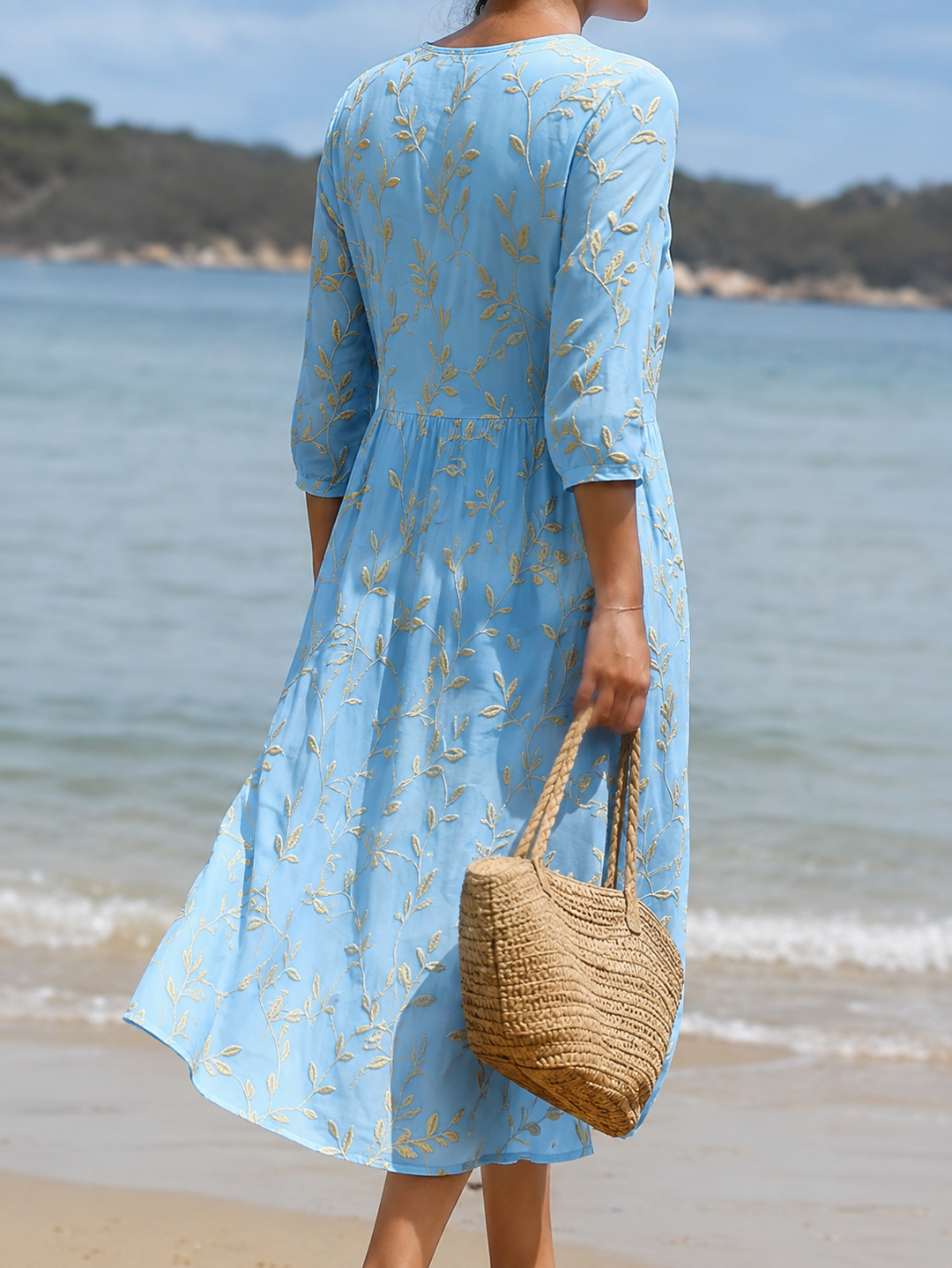 Abito donna casual con stampa floreale